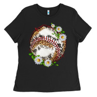 Black baseball with patterns Ladies Tee - texasbilliewilder