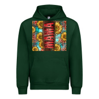 Forest Green Mama Sunflower Urban Hoodie - CowGirlArtShop