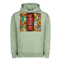 Pigment Oil Green Mama Sunflower Urban Hoodie - CowGirlArtShop