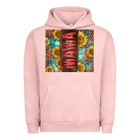 Pigment Salmon Mama Sunflower Urban Hoodie - CowGirlArtShop