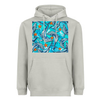 Moon Dust humpback whale Heavyweight Hoodie - BarkalooDesign