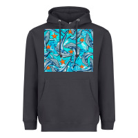 Smoke humpback whale Heavyweight Hoodie - BarkalooDesign