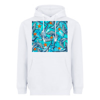 White humpback whale Heavyweight Hoodie - BarkalooDesign