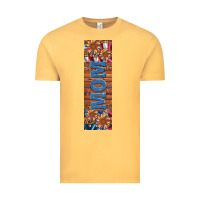 Vintage Mustard usa flag and mom penwraps Vintage Tee - Artiststas