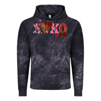 Cloud Black xoxo highland cow Vintage Hoodie - RanaPortraitStore