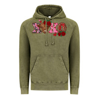 Vintage Olive xoxo highland cow Vintage Hoodie - RanaPortraitStore