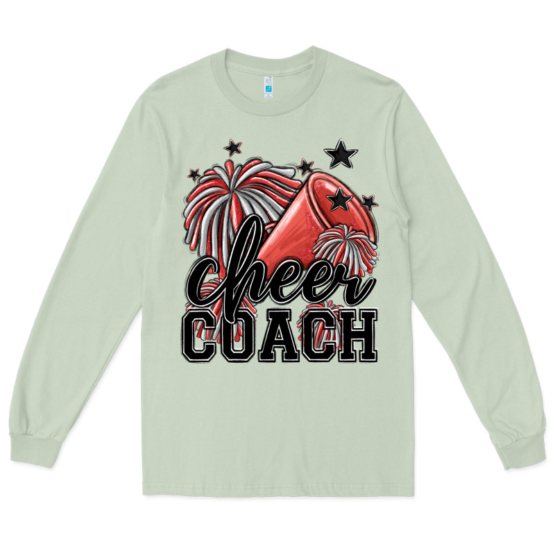 Cheer Coach Long Sleeve Tee by MaliasSmallBusiness | Teevron