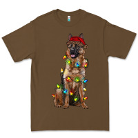 Cacao christmas german shepherd Premium Tee - RanaPortraitStore