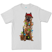 Dove Grey christmas german shepherd Premium Tee - RanaPortraitStore