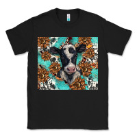 Black western black and white cow Classic Tee - BarkalooDesign