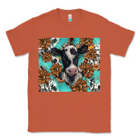 Copper western black and white cow Classic Tee - BarkalooDesign