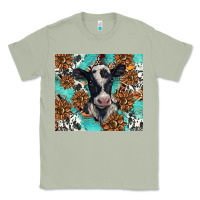 Matcha western black and white cow Classic Tee - BarkalooDesign