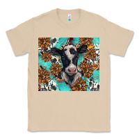 Mushroom western black and white cow Classic Tee - BarkalooDesign