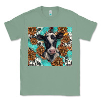 Sage western black and white cow Classic Tee - BarkalooDesign