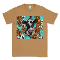 Toasted Coconut western black and white cow Classic Tee - BarkalooDesign