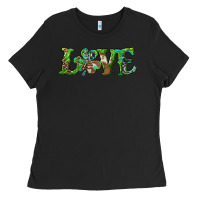 Black love with shamrock Ladies Tee - RanaPortraitStore