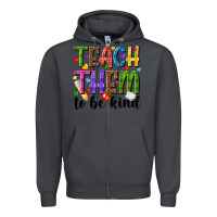 Smoke teach them to be kind Zipper Hoodie - NancyCooperArtShop