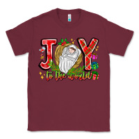 Burgundy joy to the world Classic Tee - CowhideDigitalArt