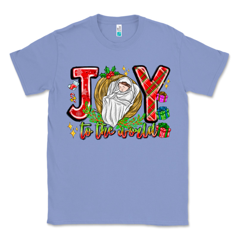Joy To The World Classic Tee by CowhideDigitalArt | Teevron