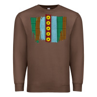 Chestnut Western Sunflower Farm Life Brush Strokes Premium Sweatshirt - Bettercallsaul
