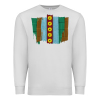 Dove Grey Western Sunflower Farm Life Brush Strokes Premium Sweatshirt - Bettercallsaul