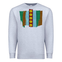 Heather Grey Western Sunflower Farm Life Brush Strokes Premium Sweatshirt - Bettercallsaul