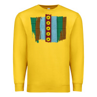 Western Sunflower Farm Life Brush Strokes Premium Sweatshirt | Teevron