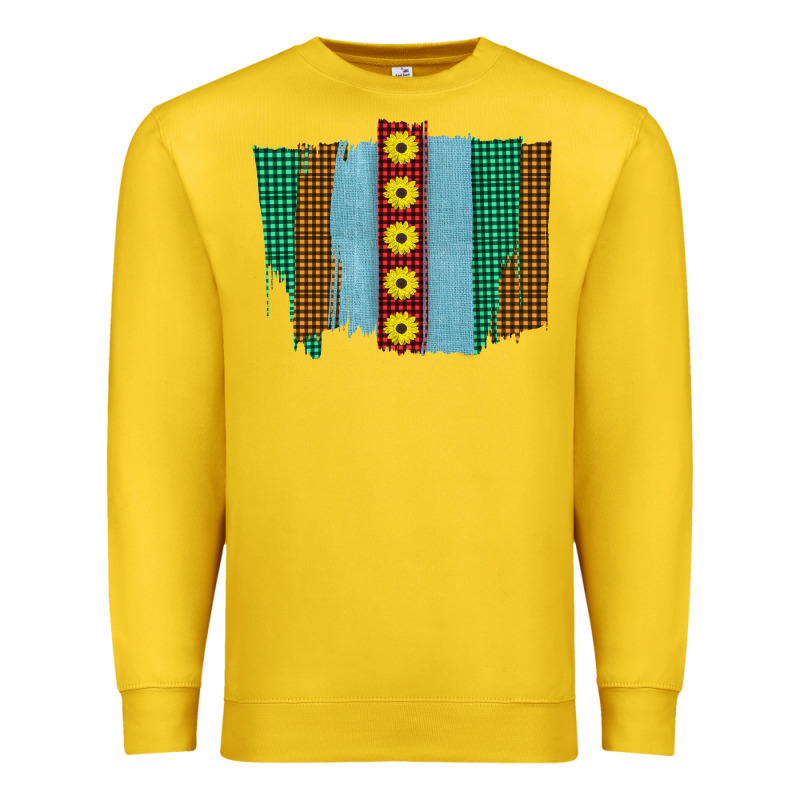 Western Sunflower Farm Life Brush Strokes Premium Sweatshirt by Bettercallsaul | Teevron