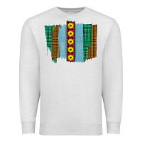 Oatmeal Heather Western Sunflower Farm Life Brush Strokes Premium Sweatshirt - Bettercallsaul