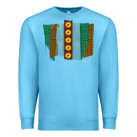 Ocean Blue Western Sunflower Farm Life Brush Strokes Premium Sweatshirt - Bettercallsaul