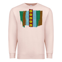 Pale Pink Western Sunflower Farm Life Brush Strokes Premium Sweatshirt - Bettercallsaul