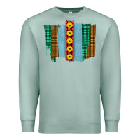 Seafoam Western Sunflower Farm Life Brush Strokes Premium Sweatshirt - Bettercallsaul