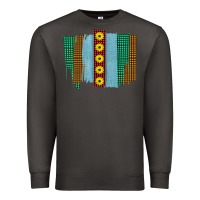 Smoke Western Sunflower Farm Life Brush Strokes Premium Sweatshirt - Bettercallsaul