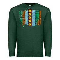 Sports Green Western Sunflower Farm Life Brush Strokes Premium Sweatshirt - Bettercallsaul