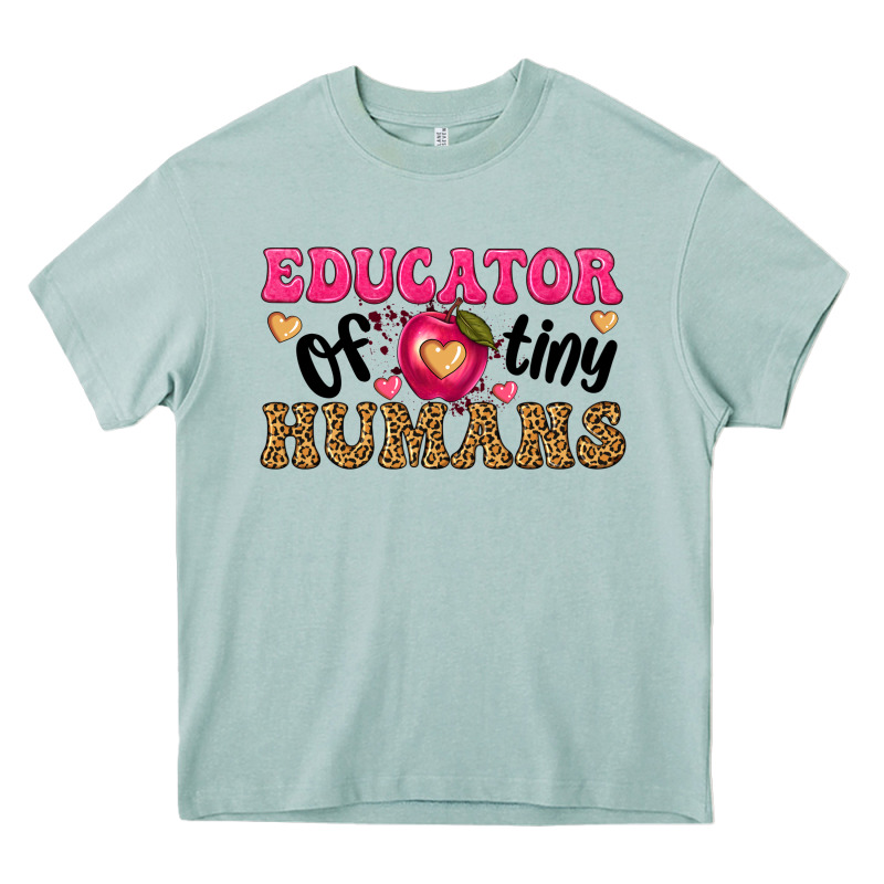 Educator Of Tiny Humans Heavy Core Tee by texasbilliewilder | Teevron
