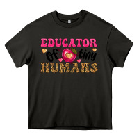 Asphalt educator of tiny humans Heavy Core Tee - texasbilliewilder