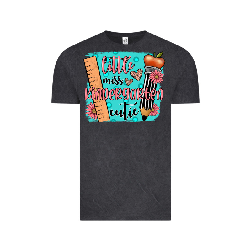 Little Miss Kindergarten Cutie Vintage Tee by JahusDesignShop | Teevron