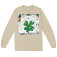 Mushroom shamrock patterned clothing Long Sleeve Tee - MaliasSmallBusiness