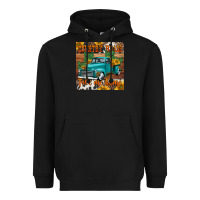 Black country roads take me home truck coaster Heavyweight Hoodie - Jasminsmagicworld