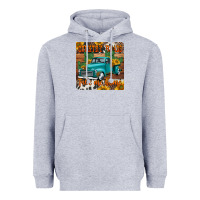 Heather Grey country roads take me home truck coaster Heavyweight Hoodie - Jasminsmagicworld