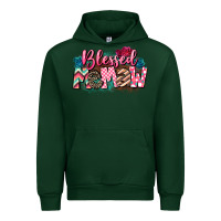 Forest Green Blessed memaw Mother's Day Urban Hoodie - CowGirlArtShop
