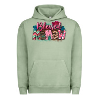 Pigment Oil Green Blessed memaw Mother's Day Urban Hoodie - CowGirlArtShop