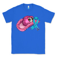 True Royal cowboy hat and cancer ribbon Classic Tee - AdoDesignShop