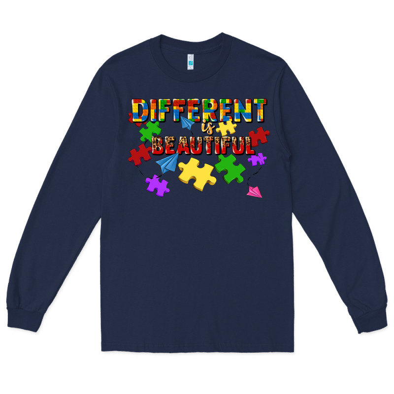 Different Is Beautiful Long Sleeve Tee by JahusDesignShop | Teevron
