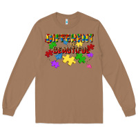 Toasted Coconut different is beautiful Long Sleeve Tee - JahusDesignShop