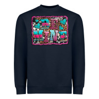 Navy be mine western valentine's day Heavyweight Sweatshirt - AdoDesignShop