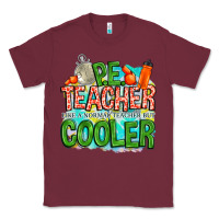 Burgundy pe teacher but cooler Classic Tee - NancyCooperArtShop