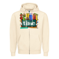 Sandshell school time Zipper Hoodie - NancyCooperArtShop