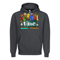Smoke school time Zipper Hoodie - NancyCooperArtShop