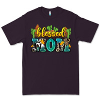 Plum blessed mom Premium Tee - Zillion Design Studio